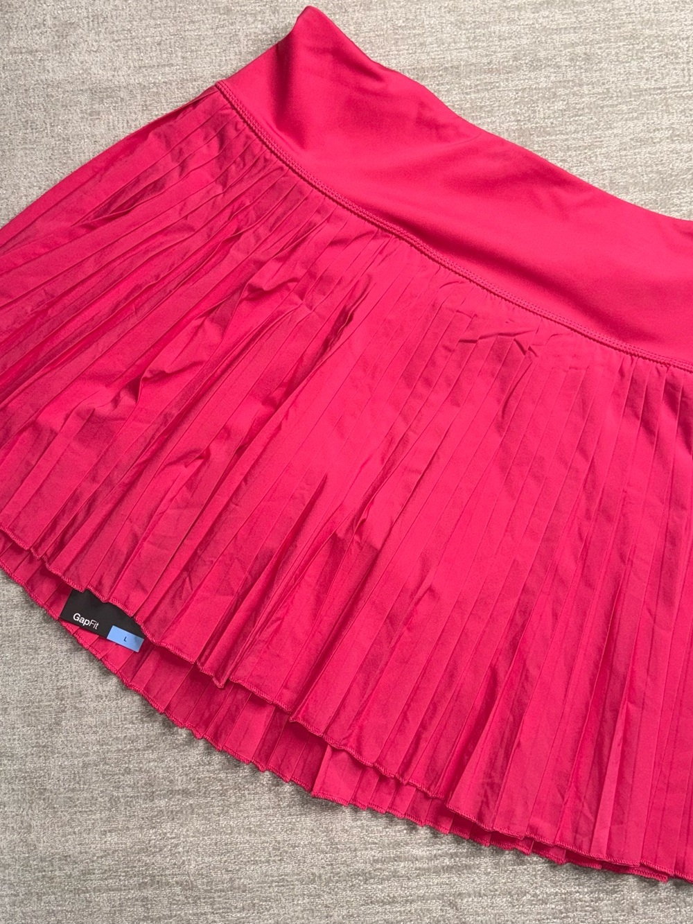 GapFit Pleated Tennis Skort Hot Pink Size L NWT